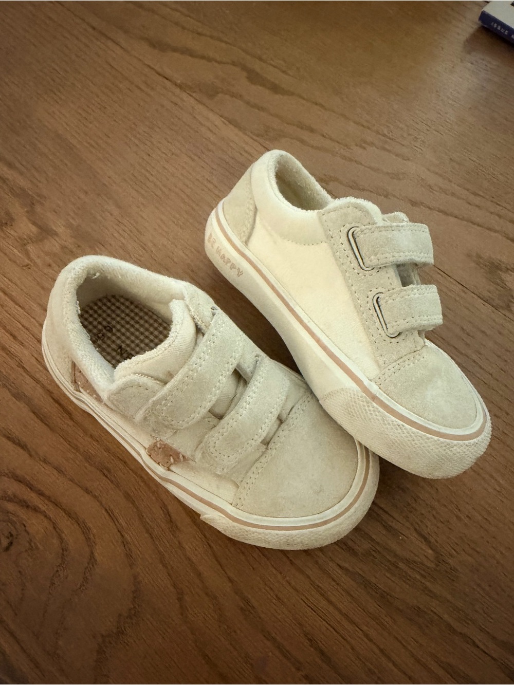 next Cream Velcro Kids Sneakers